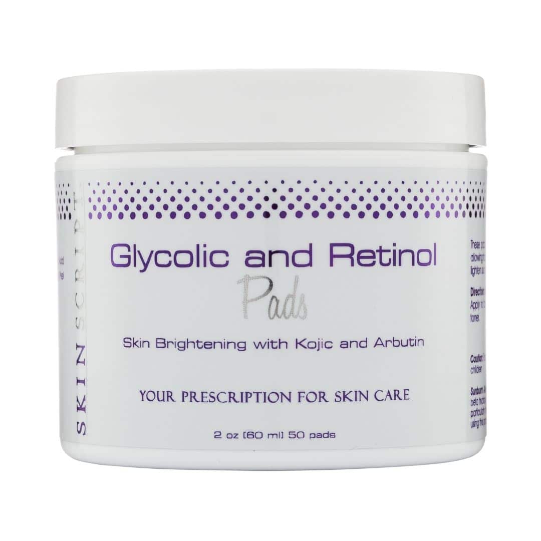 Skin Script Glycolic Acid and Retinol Wipes | Bella Reina | Spa Beauty Products