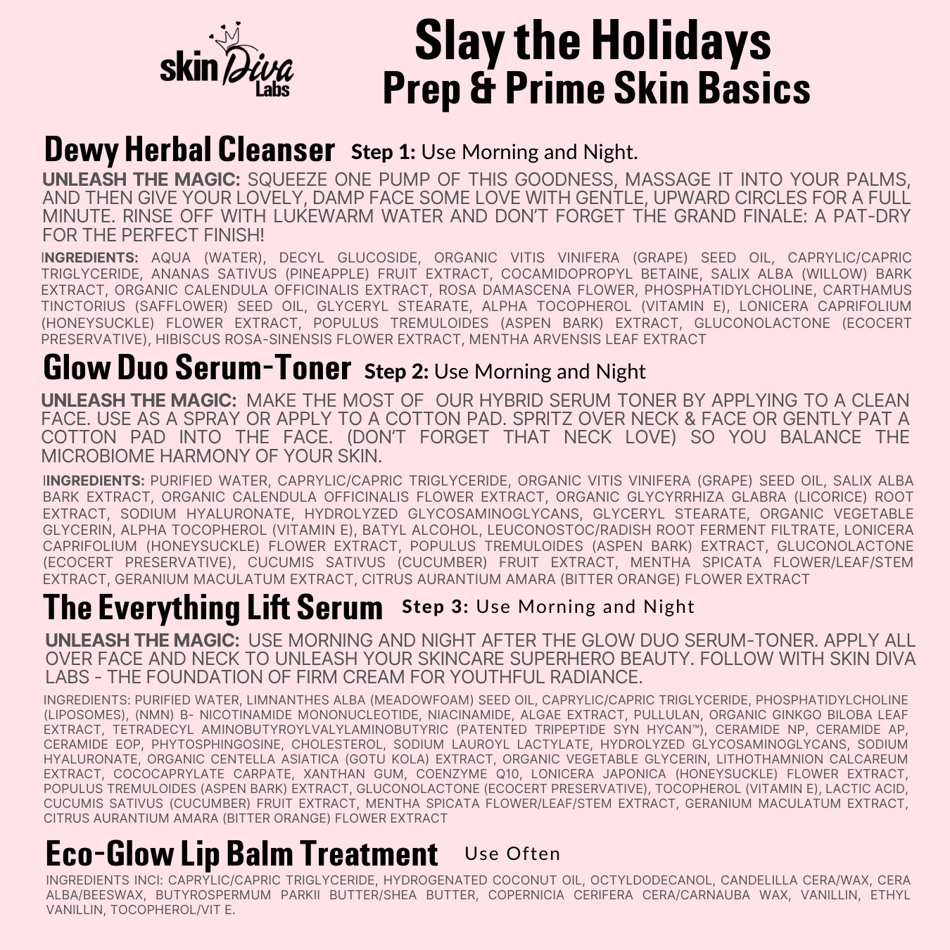 Slay the Holidays Prep & Prime Skin Basics